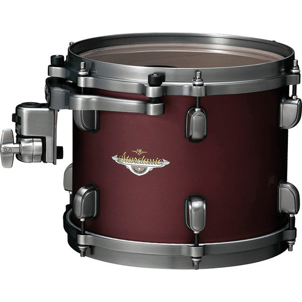 TAMA Starclassic Maple Lacquer Rack Tom 10" x 8" - Flat Burgundy Metallic/Smoked Black Nickel HW