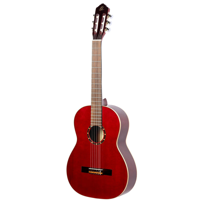 ORTEGA Family Series 4/4 Classical Guitar 6 String Lefty - Wine Red + Gigbag