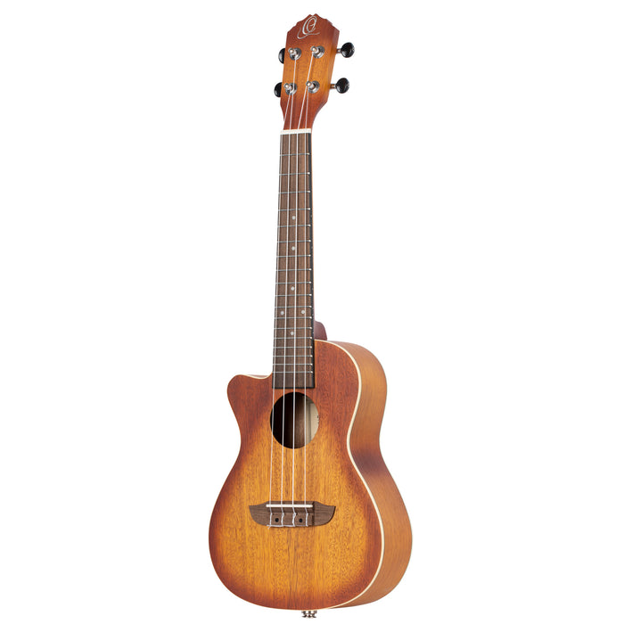 ORTEGA Earth Series Concert Preamp Ukulele 4 String Lefty - Sunburst