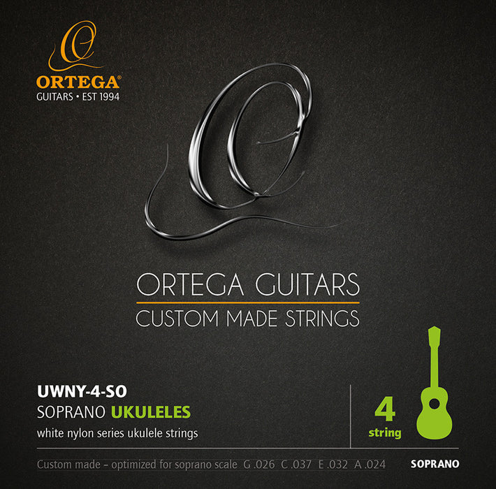 ORTEGA Custom Made Strings Ukulele String Set - Soprano 4 String