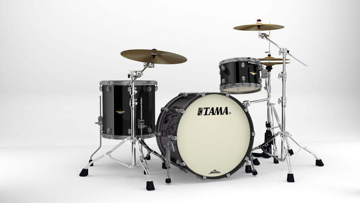 TAMA Starclassic Maple Lacquer Shell Kit 3 pcs - Black Clouds & Silver Linings/Smoked Black Nickel HW