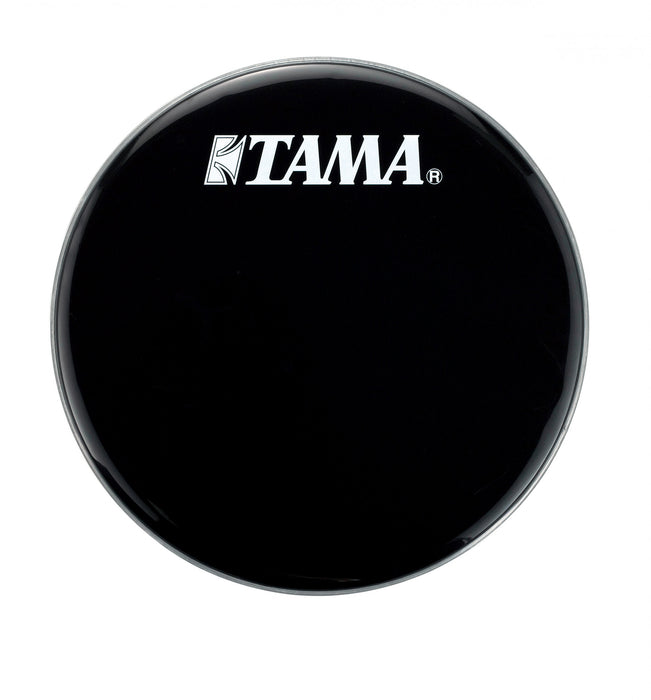 22" Bassdrum-Resonance head in black with white Tama Logo