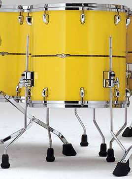 TAMA STAR Walnut Floor Tom 18" x 15" - Sunny Yellow Lacquer/Chrome HW