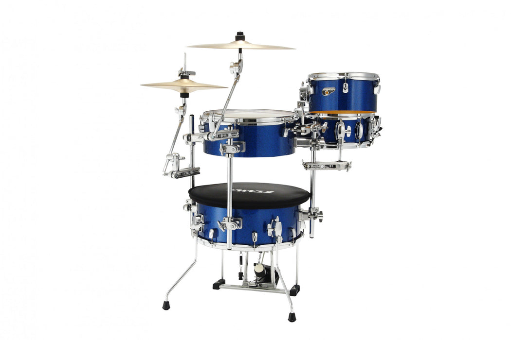 TAMA Cocktail-Jam Drum Set 4 pcs - Indigo Sparkle/Chrome HW + Bag