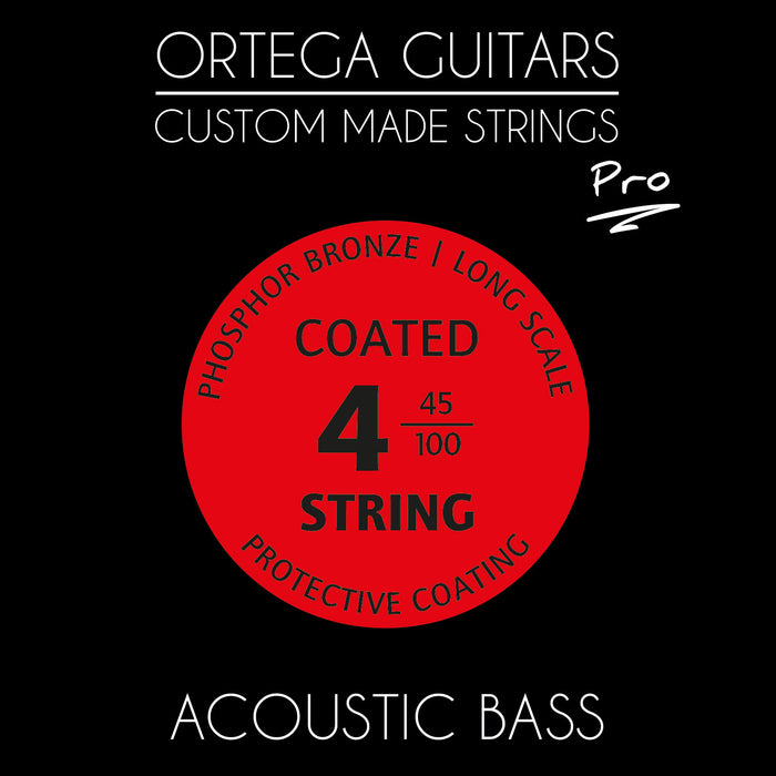 ORTEGA Custom Made Strings Pro - Acoustic Bass 4 String