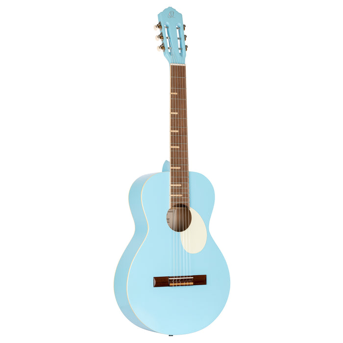 ORTEGA Gaucho Series 4/4 Nylon String Guitar 6-String - Sky Blue + Gig Bag