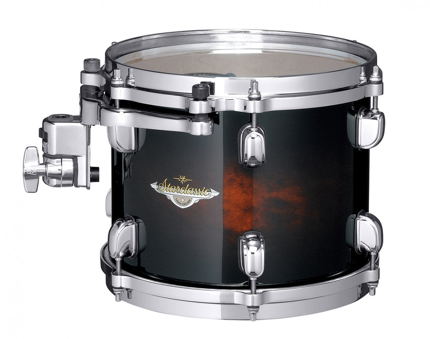 TAMA Starclassic Maple Lacquer Rack Tom 13" x 7,5" - Dark Mocha Burst/Chrome HW