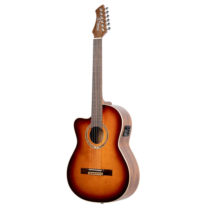 ORTEGA Performer Series 4/4 Classical Guitar 6-String Lefty - Sunburst + Gig Bag