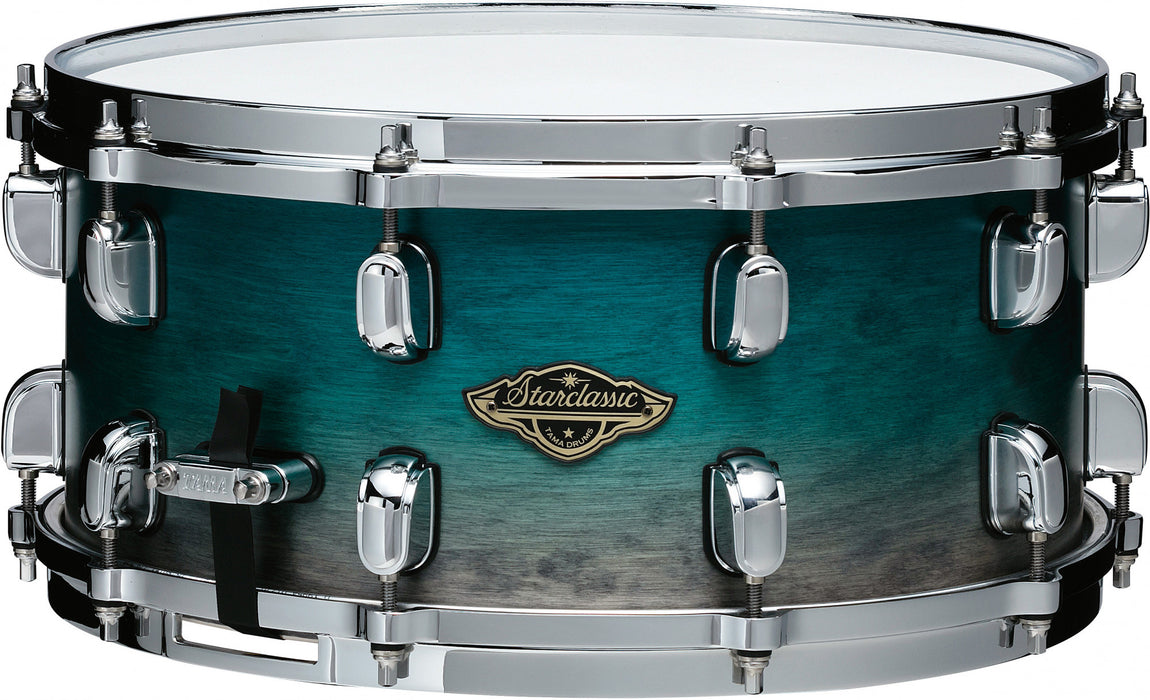 TAMA Starclassic Walnut/Birch Snare Drum 14" x 6,5" - Satin Sapphire Fade/Chrome HW