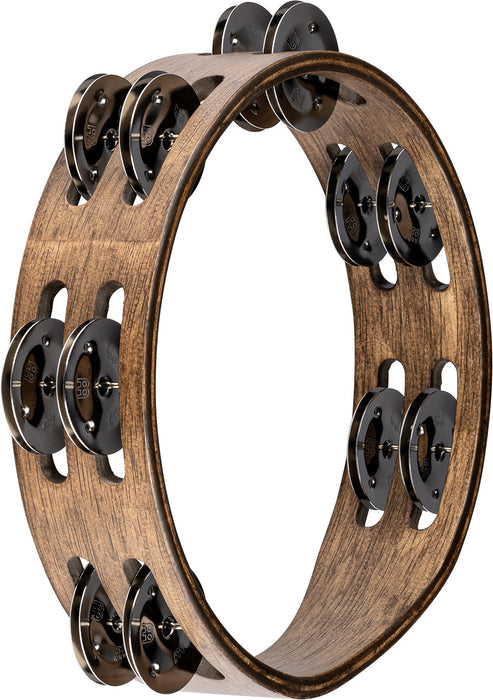 MEINL Percussion Compact Wood Series Tambourine - 8"