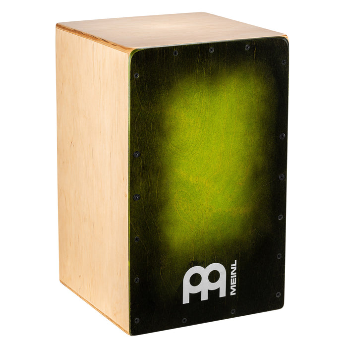 MEINL Percussion Snarecraft Series Snare Cajon 100 Special Edition - Green Burst