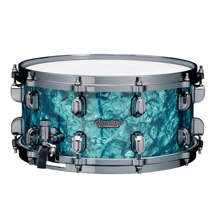 TAMA Starclassic Maple Snare Drum 14" x 5,5" - Turquoise Pearl/Black Nickel HW