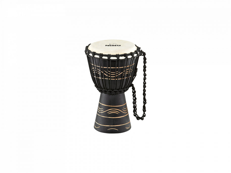 NINO Percussion Moon Rhythm Series Original African Style Rope Tuned Wood Djembe - 7"
