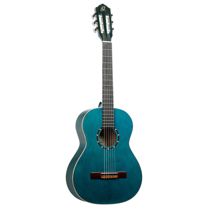 ORTEGA Family Series 3/4 Classical Guitar 6 String - Ocean Blue + Gigbag