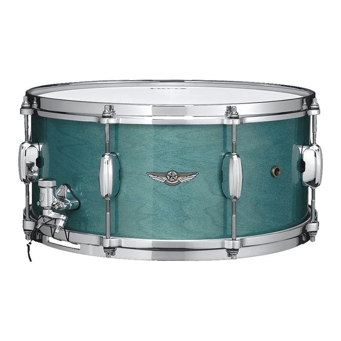 TAMA STAR Walnut Snare Drum 14" x 5,5" - Smoky Blue Mist/Chrome HW