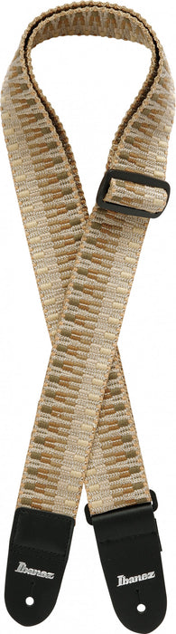 IBANEZ Braided Guitar Strap - Khaki