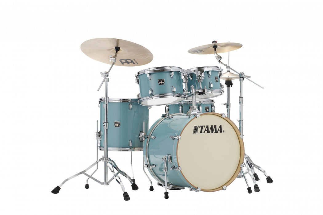 TAMA Superstar Classic Drum Set 5 pcs - Light Emerald Blue Green/Chrome HW + SM5W Hardware Kit