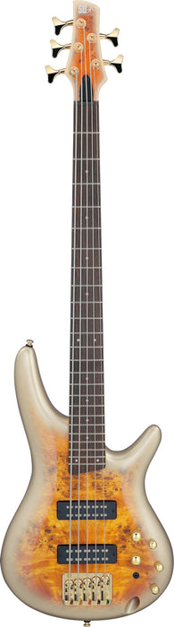 IBANEZ SR Electric Bass 5-String - Mars Gold Metallic Burst