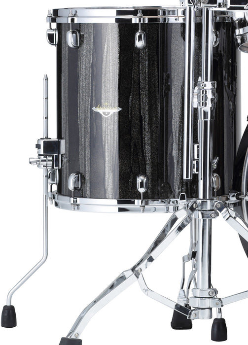 TAMA Starclassic Maple Lacquer Floor Tom 18" x 16" - Black Clouds & Silver Linings/Chrome HW
