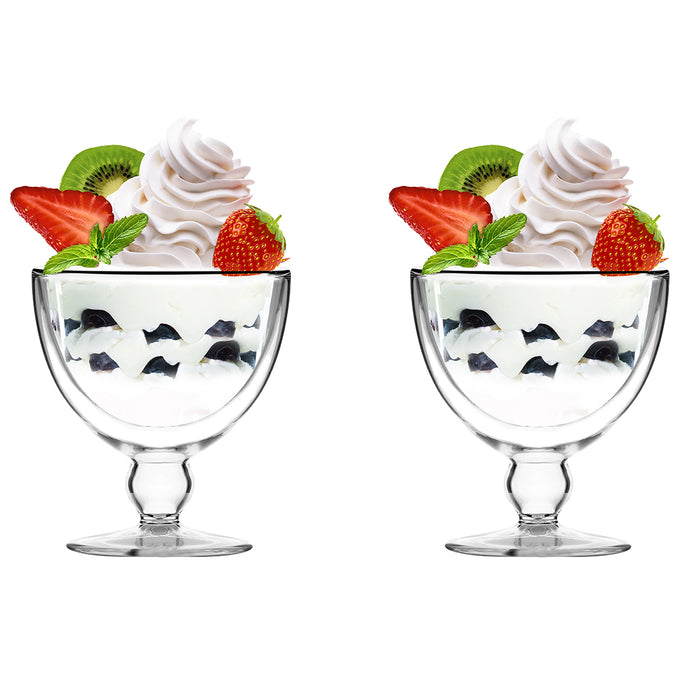 Vialli Design SET of 2 double wall dessert cups 250ml AMO 28999