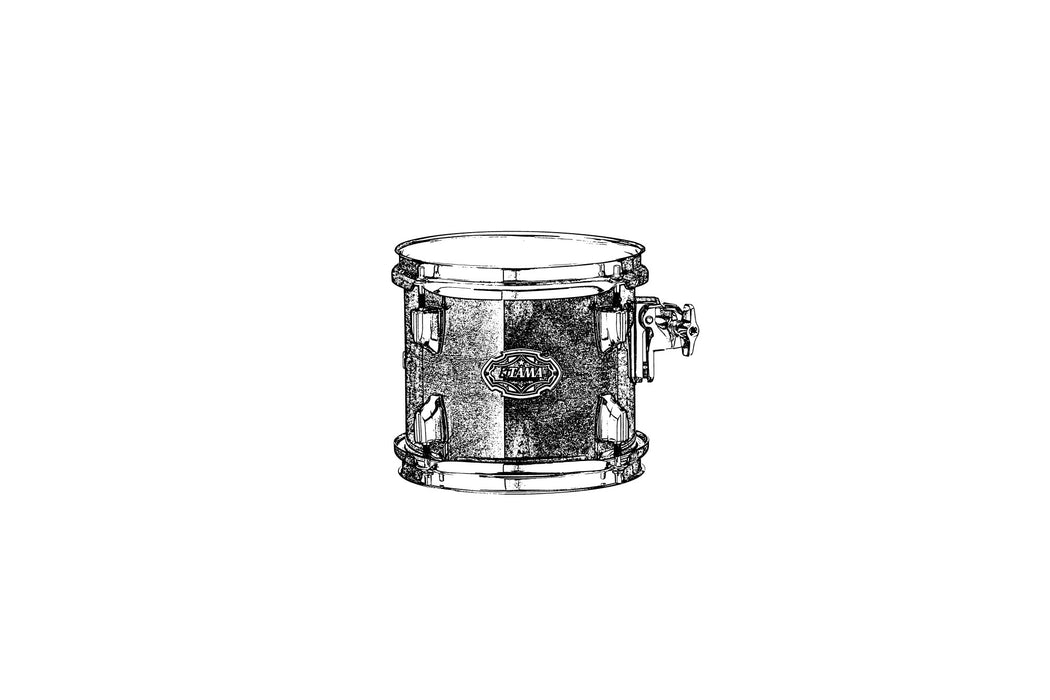 TAMA Concert Tom 8" x 7" - Vintage Antique Maple/Chrome HW