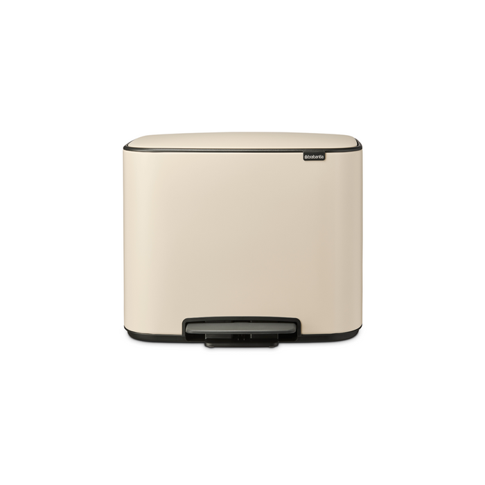 Brabantia Bo 36l Soft Beige pedal waste garbage can