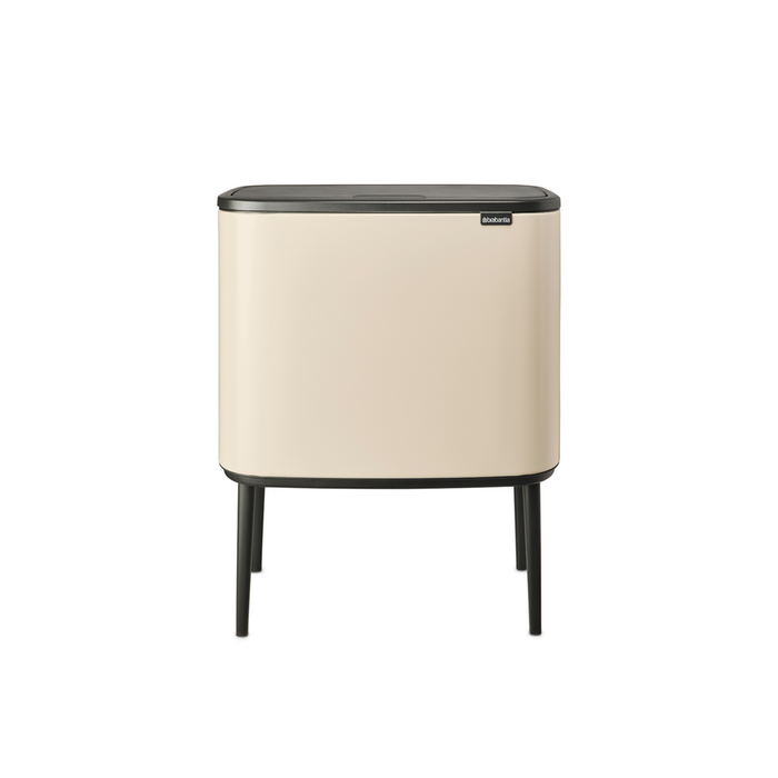 Brabantia Touch Bin Bo 11+23l trash garbage can Soft Beige 201585