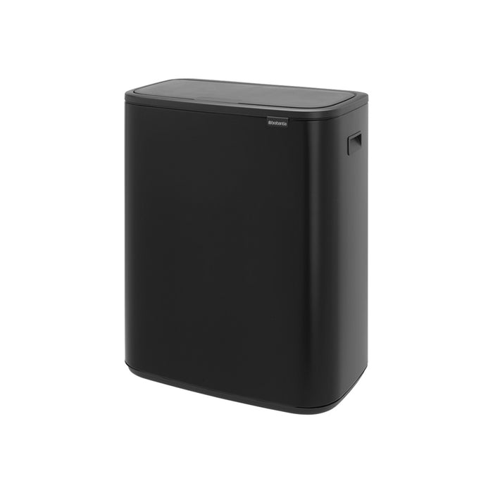 Brabantia Touch Bin BO 2x30L trash garbage can matte black 221484