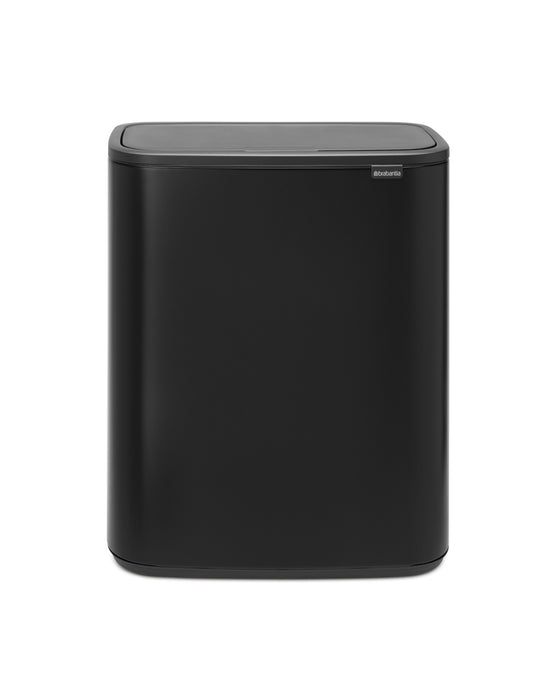 Brabantia Touch Bin BO 60l trash garbage can matte black 223020