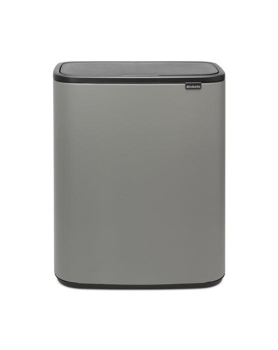 Brabantia Touch Bin BO 60l trash garbage can mineral grey 223129