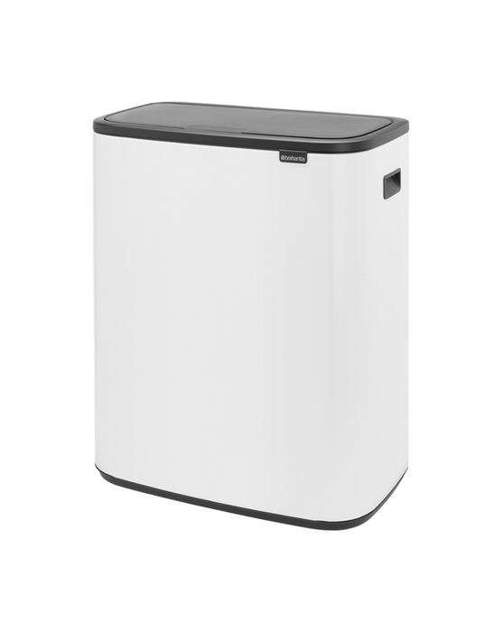 Brabantia Touch Bin Bo 60l trash garbage can white 223006