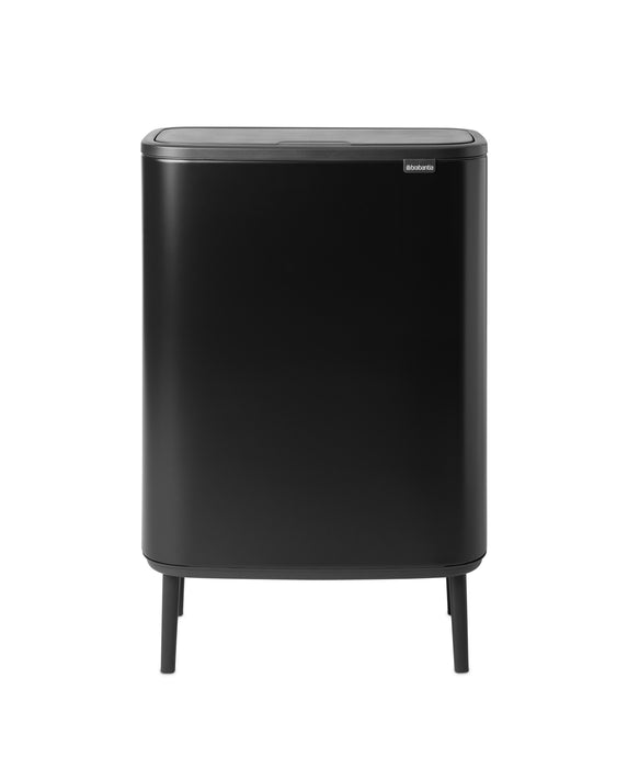 Brabantia Touch Bin Bo 2x30l trash garbage can black 130625