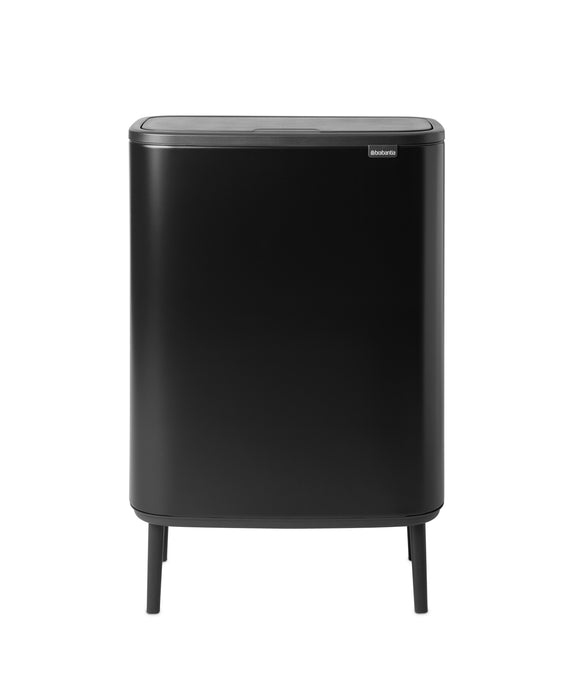 Brabantia Touch Bin Bo 2x30l trash garbage can black 130625