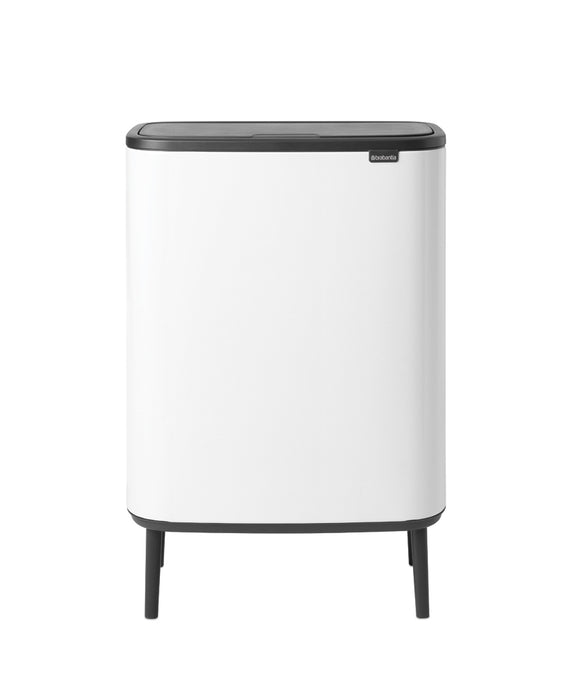Brabantia Touch Bin Bo 2 x 30l trash garbage can white 130601