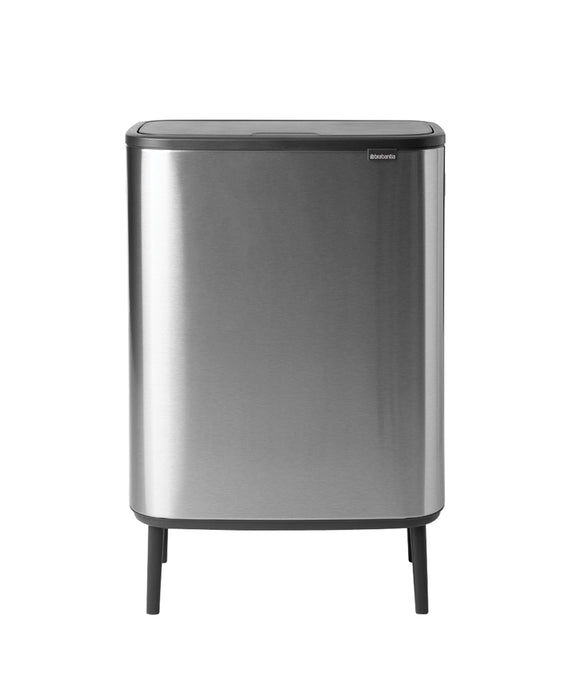 Brabantia Touch Bin BO 60l trash garbage can matte steel 130267
