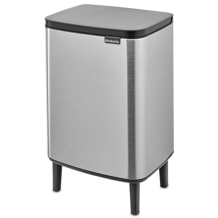 Brabantia Bo Hi 12 l Matt Steel non-smoking basket 227264