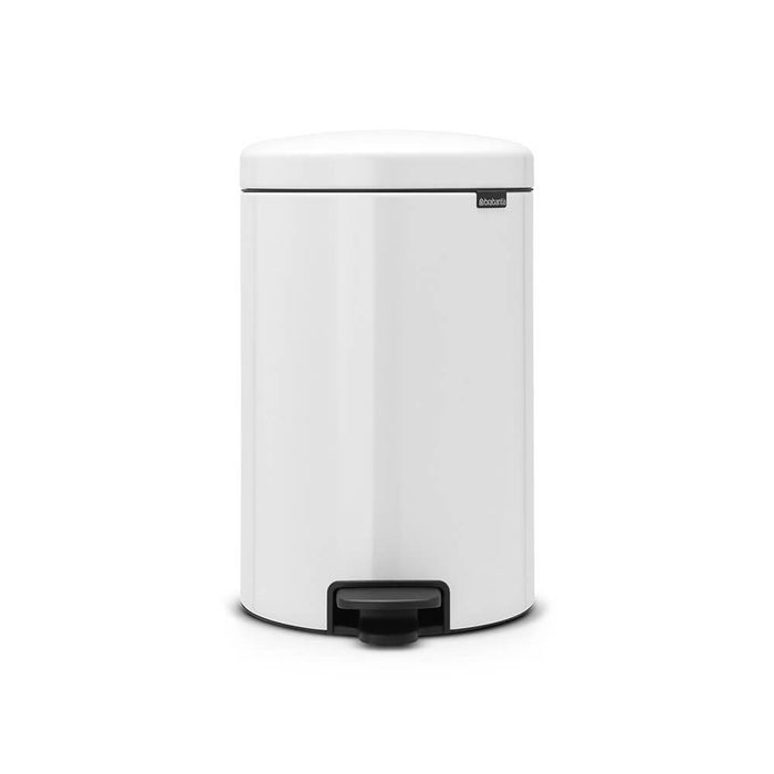 Brabantia Newicon 20l pedal waste garbage can white 111846