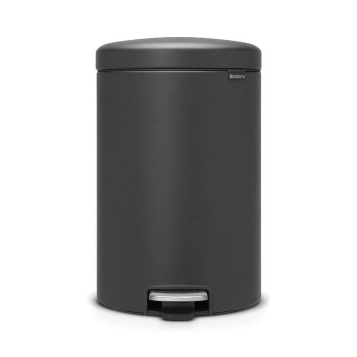 Brabantia 20L mineral grey pedal garbage can 114182 NewIcon