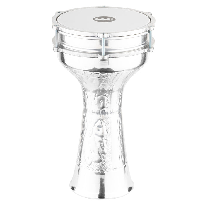 MEINL Percussion Aluminum Jingle Series Darbuka 8 1/4" - Hand Hammered