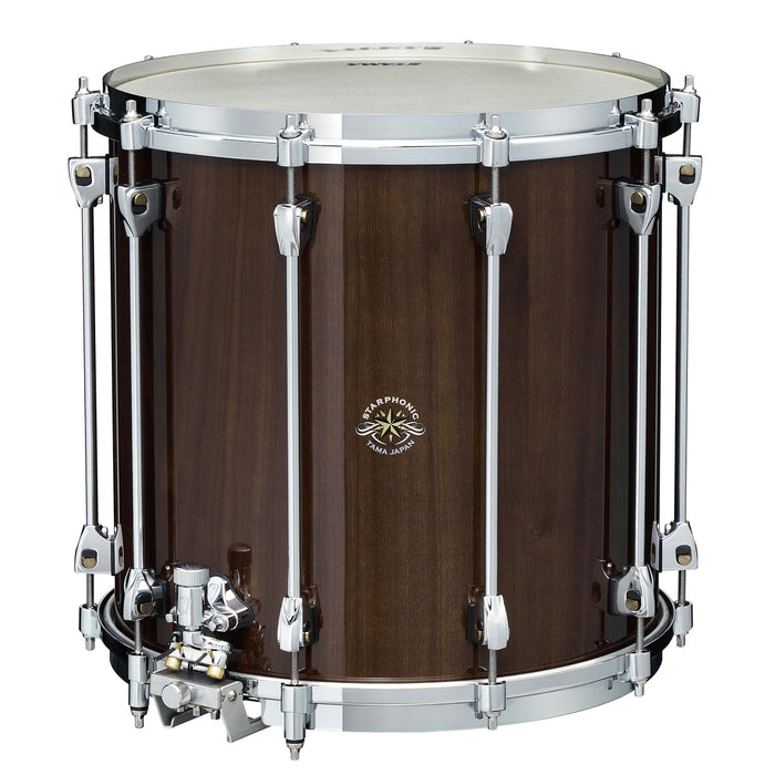 TAMA STARPHONIC Walnut Bravura Field Drum 14" x 14" - Gloss Black Walnut/Chrome HW