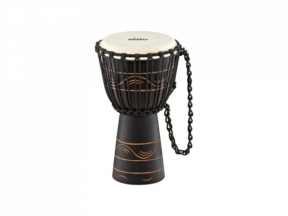 NINO Percussion Moon Rhythm Series Original African Style Rope Tuned Wood Djembe - 8"