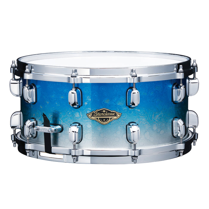 TAMA Starclassic Walnut/Birch Snare Drum 14" x 8" - Molten Blue Ice Fade/Chrome HW