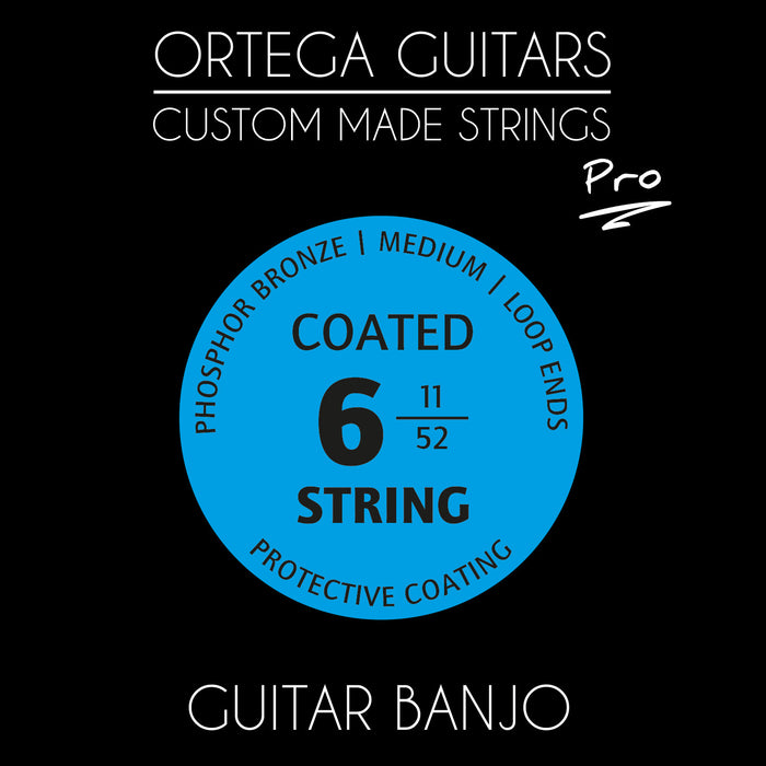 ORTEGA Custom Made Strings Pro - Banjo 6 String
