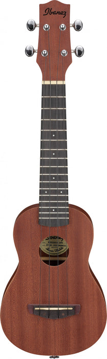 IBANEZ Ukulele Soprano 4-Str Open Pore Natural Incl. Gig Bag