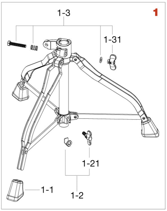 TAMA Base Assembly complete - for HT230/HT250