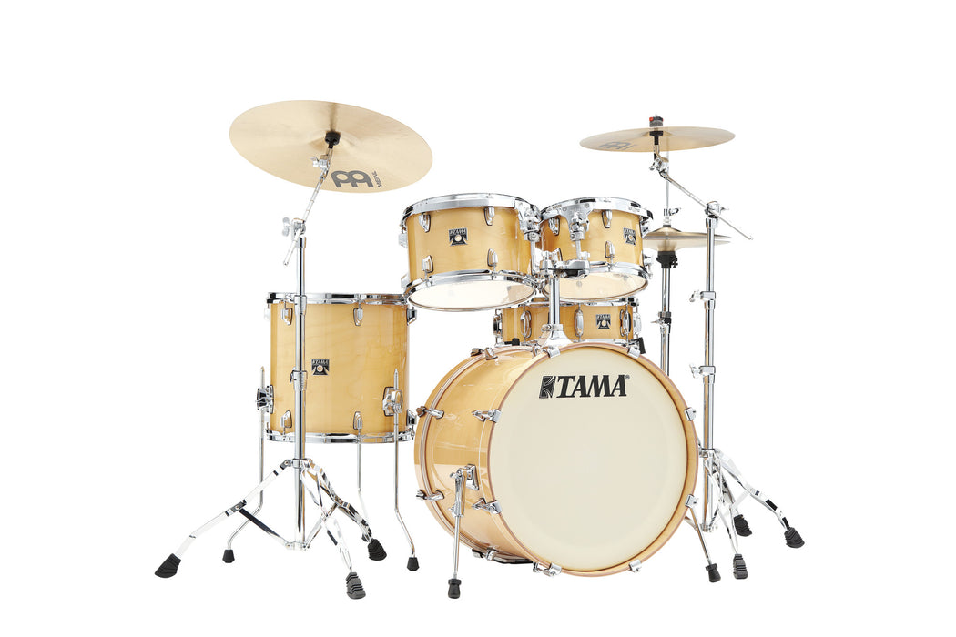 TAMA Superstar Classic Drum Set 5 pcs - Gloss Natural Blonde/Chrome HW + SM5W Hardware Kit