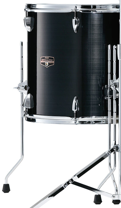 TAMA Imperialstar Floor Tom 14" x 12" - Hairline Black/Chrome HW