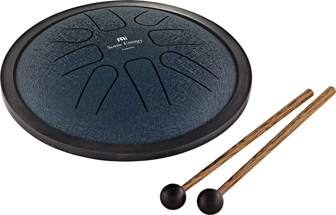 MEINL Sonic Energy Small Steel Tongue Drum 7" - G Minor/8 Notes/440 Hz - Navy Blue