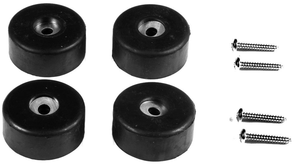 MEINL Percussion rubber feet (incl. screws) - for cajons (4 pieces)