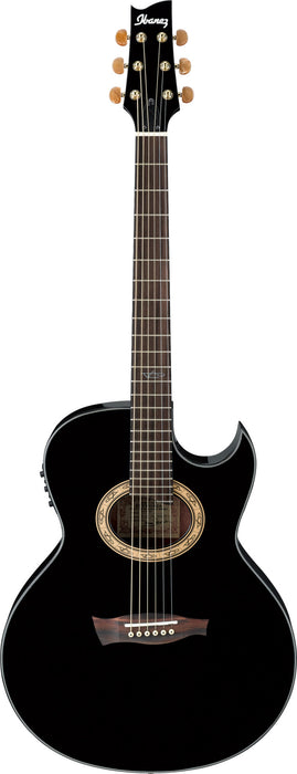 IBANEZ Steve Vai Signature Acoustic Guitar 6 String - Black Pearl